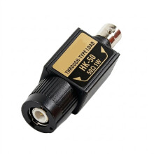 HK-50 50Ω BNC Impedance Adapter Terminator 1W -1GHz 1MΩ to 50Ω Through-Type Load for Oscilloscope Generator