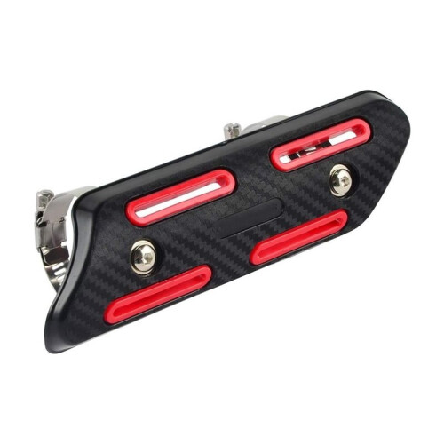 Universal Motorcycle Exhaust Heat Shield, 4-Stroke Header Pipe Heat Protector Guard for Motorcycle ATV 1
