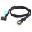 Gen5 MCIO Slimline SFF-8654 4i to SFF-8654 4i Server Data Cable Extender Cable 0.8m Cable Assemblies 1