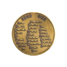Morse Souvenir Coin Collection Commemorative Badge Collection Souvenirs Graduation Season Day