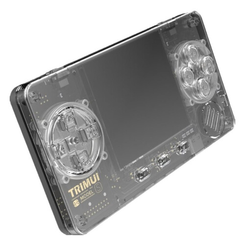 TRIMUI Model S  Handheld Game Console, 2 Inch IPS-Scherm, Retro Videogame, ARM628-Processor (Zwart - 32 GB)