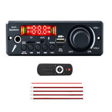 50W+50W+100W 2.1-Kanal BLE5.0 Verstärkerplatine MP3-Player mit USB/TF/AUX/FM DC8-24V Auto-Audiosystem