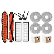 Compatible with Robot Vacuum 5 Pro / OV21GL Anti- Roller Brush Main Side Brush Filter Mop Cloth Dust Bag Spare Parts