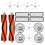 Replacement Accessories Kit 16PCS for Dreametech W10 Pro/W10 Robot Vacuum 1