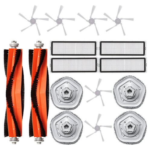 Replacement Accessories Kit 16PCS for Dreametech W10 Pro/W10 Robot Vacuum