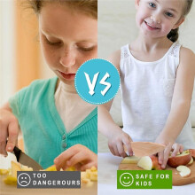 10 Pieces Wooden Kids Knife Toddler Knife Set Toddler Cutting Board and Knife, Cooking Kitchen Tools