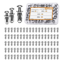 Ensemble de 90 Rivets à Bouton Autobloquants, Kit de Rivets Aveugles Haute Résistance