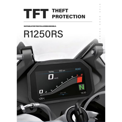 Motorcycle Meter Frame for  R1250RS TFT Theft Protection Screen Protector Instrument Guard Accessories 2