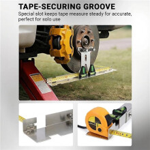 Heavy Duty Wheel Alignment Tool Kit with Tape Measures, Upgraded Stainless Steel