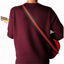 Universal Guitar Strap Striped Guitar Strap Adjustable Shoulder Strap for Acoustic Folk Guitar Electric Guitar Ukulele A