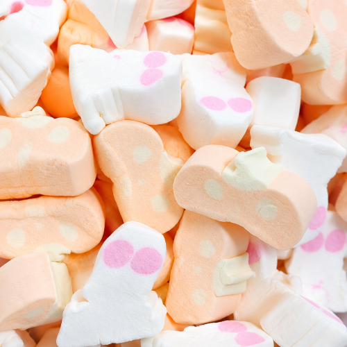 (1kg Bulk Bag) Pumpkin & Ghost Marshmallows