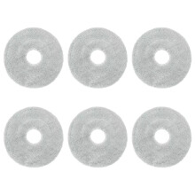 Mop Cloth Pads Compatible with S40 PRO / OV71GL Sweeping Robot Replacement Parts Washable Mopping Pads 6pcs