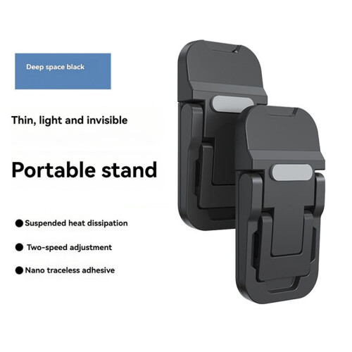 4PCS Portable Foldable Laptop Stand Computer Stand with Dual Tilt Angle Adjustment A 1