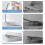 4PCS Portable Foldable Laptop Stand Computer Stand with Dual Tilt Angle Adjustment B 6