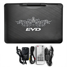 18" 1080P Portable DVD CD Player W/ 13.3" Large HD Swivel Screen Support USB/TF AU Plug