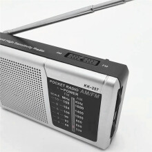 Full Band Radio Portable Stereo Radio AM FM Radio Battery Operated Telescopic Antenna Emergency Radio Built-in Speaker