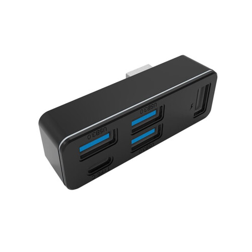 Hub USB 3.0 4 em 1 com 3 Portas USB-A e Porta Tipo-C, Expansor Multiportas para Desktop, PC, Laptop e Impressora 1