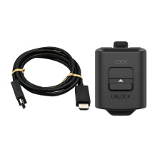 2IN1 Locking Connector with USB Cable for PS5 Replacement Anti-Unplug Lock Repair Parts for PS5 Accessory