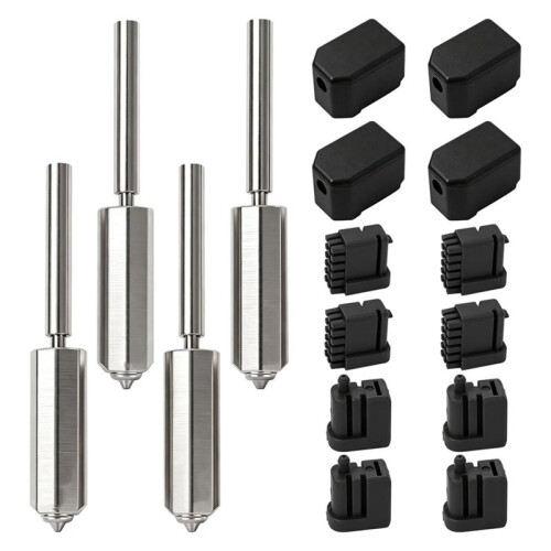 Kit com 4 Bicos de Aço Endurecido para Impressora 3D para  para Kobra S1 Max com Acessórios 1