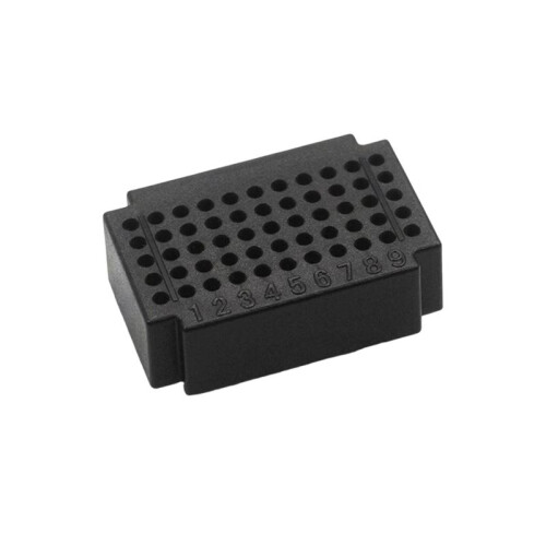 ZY55  Breadboard 55 Points Solderless PCB Board for  Raspberry Pi Prototyping Circuit Testing  blakc 1