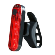 Luz Trasera Ultrabrillante para Bicicleta, Luz Trasera LED Brillante de Advertencia para Bicicleta de Montaña, Ciclismo Nocturno, Color Rojo