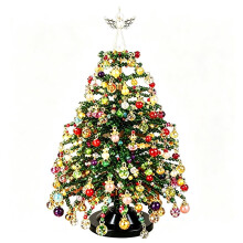 Christmas Tree Toppe Beaded Christmas Ornament Kits 01 Green