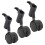 3PCS General Tripod Casters 16mm 360 Brake Locking, Quiet Light Stand Rolling Wheels for Photography Studio 1