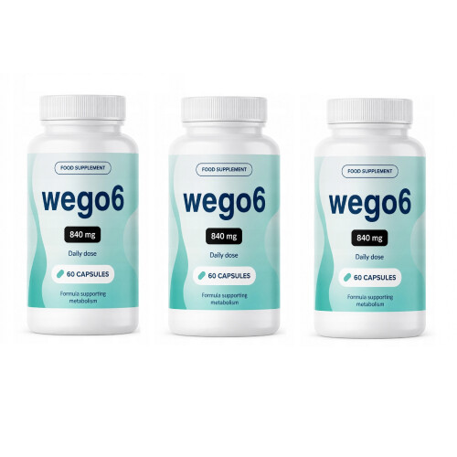 3x Suplement diety Wego6 60 kapsułek