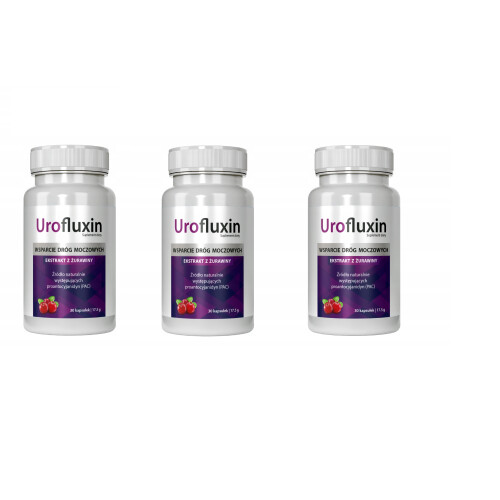 3x Suplement diety Urofluxin 30 kapsułek