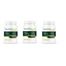3x Vermicure 30 kapsułek - oczyszczanie układu pokarmowego