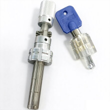 Lock Tools 7 Pin Advanced Tubular Lock Tool Set for Padlock Tool -Ik Tubular Pick Stainless Steel Tubular