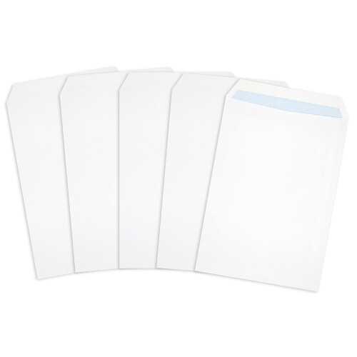 Postmaster A4 C4 Envelopes 229 x 324 mm 100 GSM Self Seal White 100 Pack