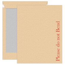Postmaster Please Do Not Bend Envelopes A5, Hardback, Peel Seal x 10 Pack, C5, Boardback, 229 x 162mm