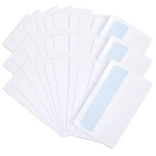 Postmaster DL Envelopes 110 x 220mm 80 GSM Self Seal White 1000 Pack