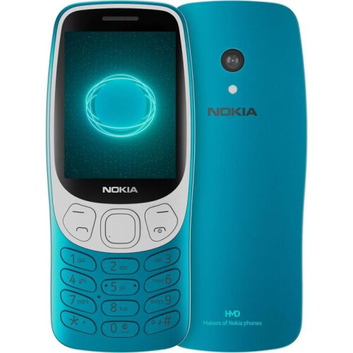 Nokia Matkapuhelin - NOKIA - 3210 4G TA-1618 - Sininen sukelluspuku - Kaksois-SIM - Akun kapasiteetti 1450 mAh