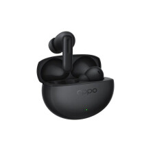 Fones de ouvido sem fio pretos - Oppo - Bluetooth 6.0 - Redução de ruído - Microfone embutido - Autonomia de até 13 h