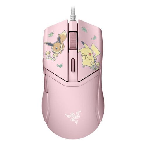 Razer Mouse da gioco - RAZER - Cobra Edizione Pokémon Pikachu/Eevee - 8 500 DPI - Filo USB - Chroma RGB