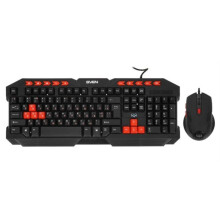 Set tastiera e mouse - SVEN - GS-9200 Combo - Membrana - Tastierino numerico - USB