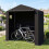 Tuinschuur met ritssluiting, gegalvaniseerd frame, 190x95x194 cm 4