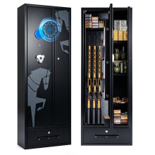 Steel Gun Cabinet with Electronic Lock, Dual Alarm