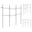 Adjustable Floor-to-Ceiling Clothes Rack, Black, 6 Rods 7