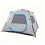 6-Person Waterproof Pop-Up Camping Tent with 5 Windows 1