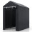 Heavy-Duty Portable Storage Shed, Dark Gray, 5x3x5 ft 6