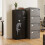 Steel Gun Cabinet with Electronic Lock, Dual Alarm 2