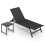 6-Position Outdoor Chaise Lounge Set with Wheels & Table 1
