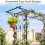 7 FT Metal Garden Arch Arbor for Climbing Plants 1