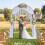 Metal Garden Arch with Arched Top for Climbing Plants 1