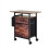 Mobile File Cabinet with Tabletop and Storage Shelf - Brown 3
