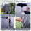 Folding Hexagonal Gazebo with Mosquito Nets and Curtains 2