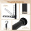 Adjustable Black Clothes Rack with 4 Hanging Rods, 43.3"-124" 8